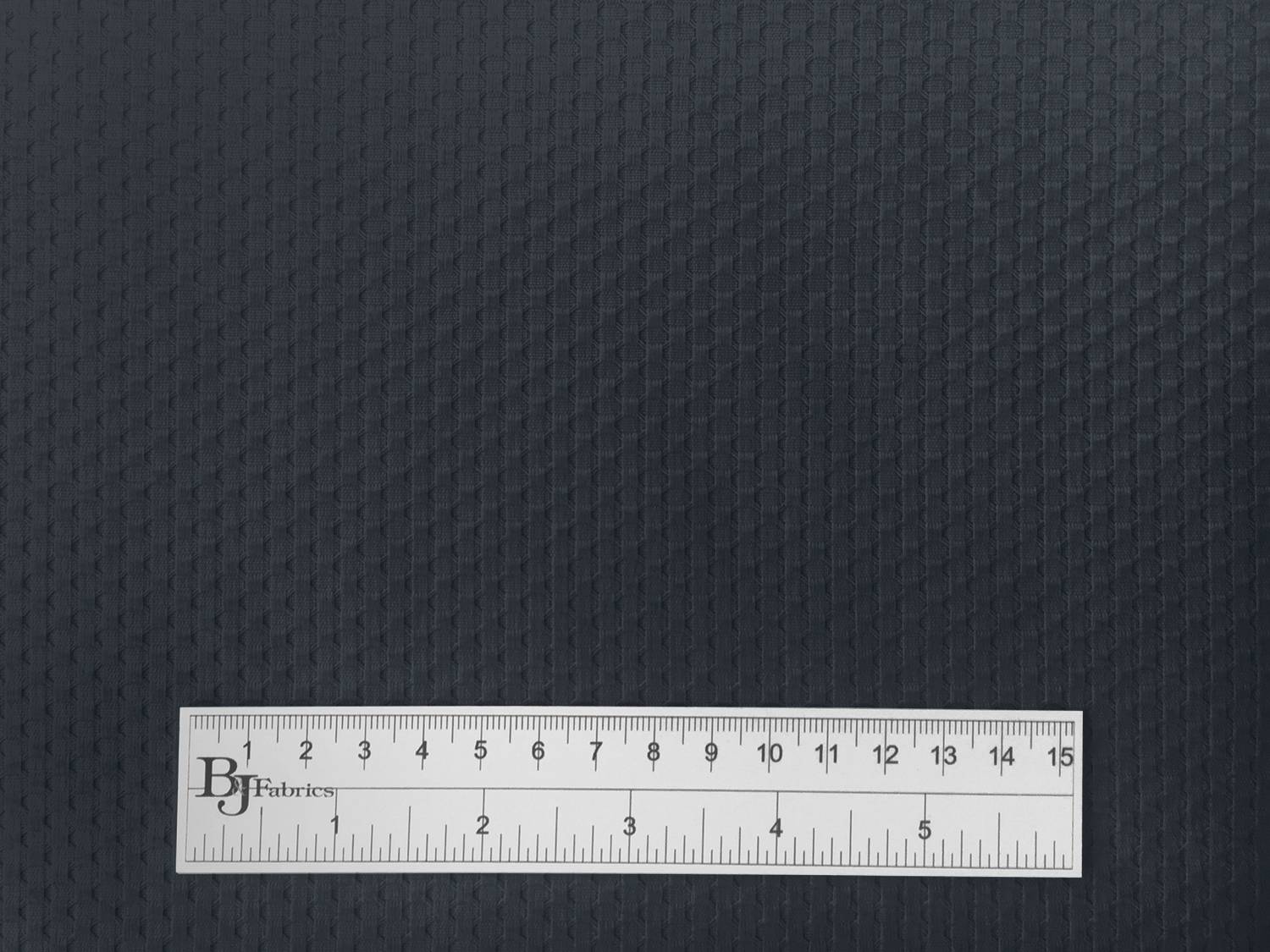 Cotton Stretch Pique in Navy3