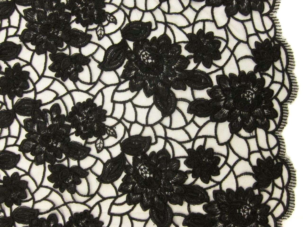 Embroidered Tulle0