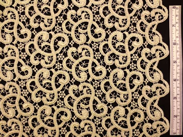 Metallic Guipure Lace0