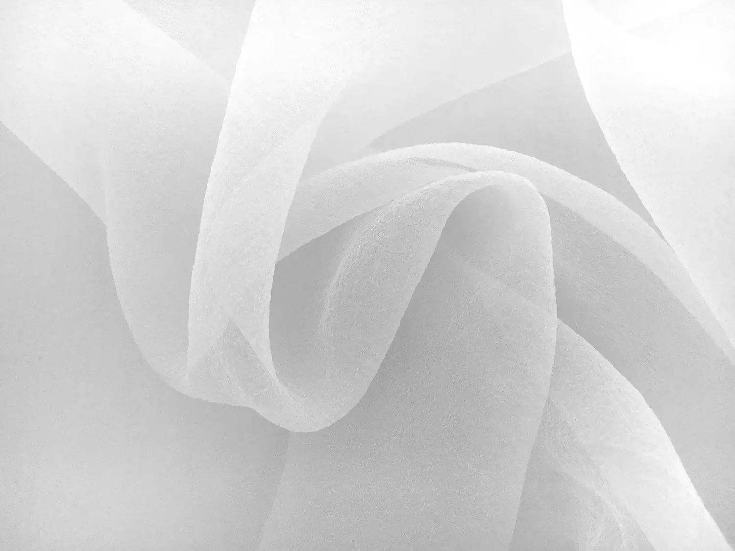 Japanese Pebbled Poly Organza in White0