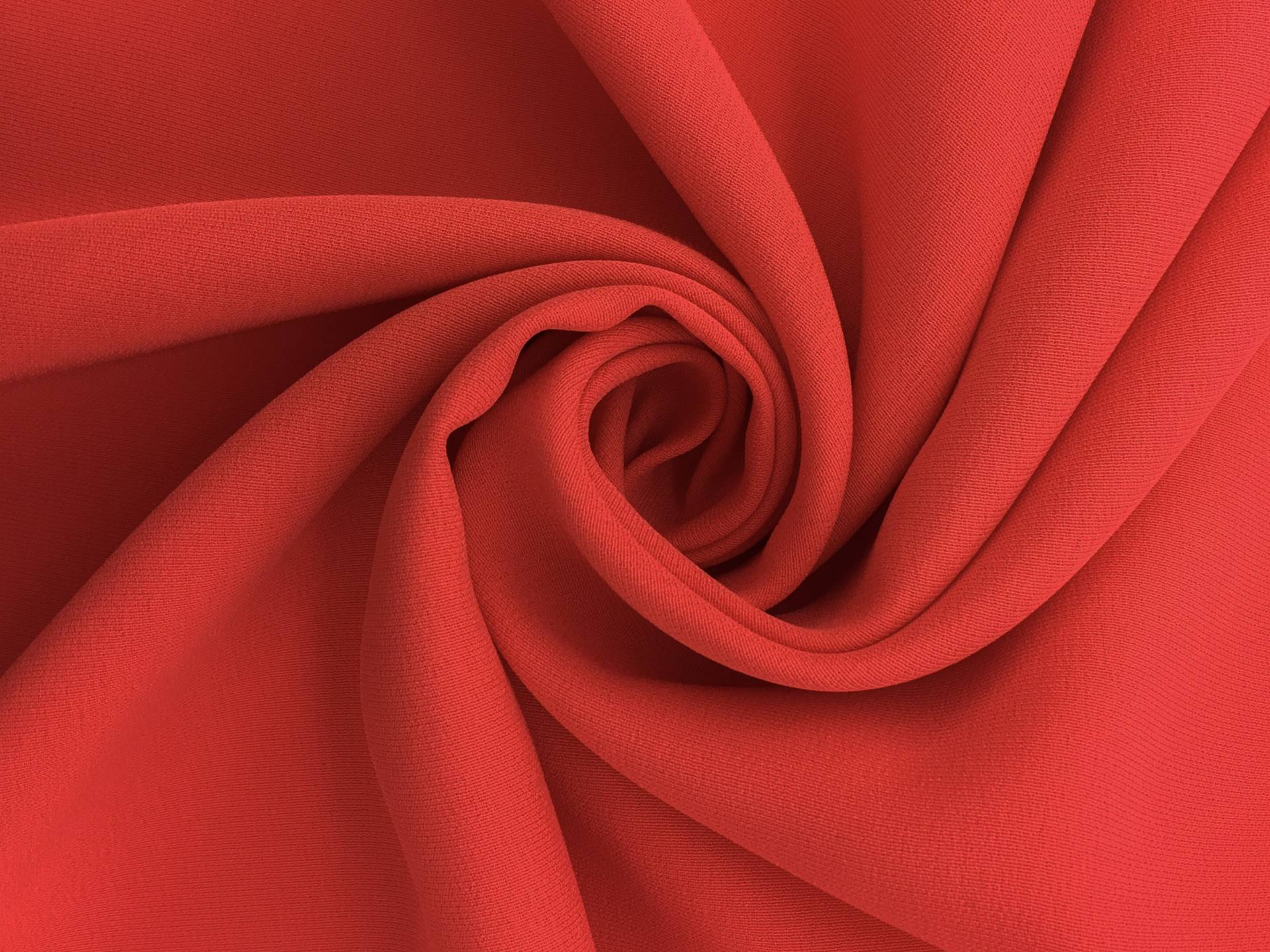 Italian Silk Marocain Crepe in Coral0