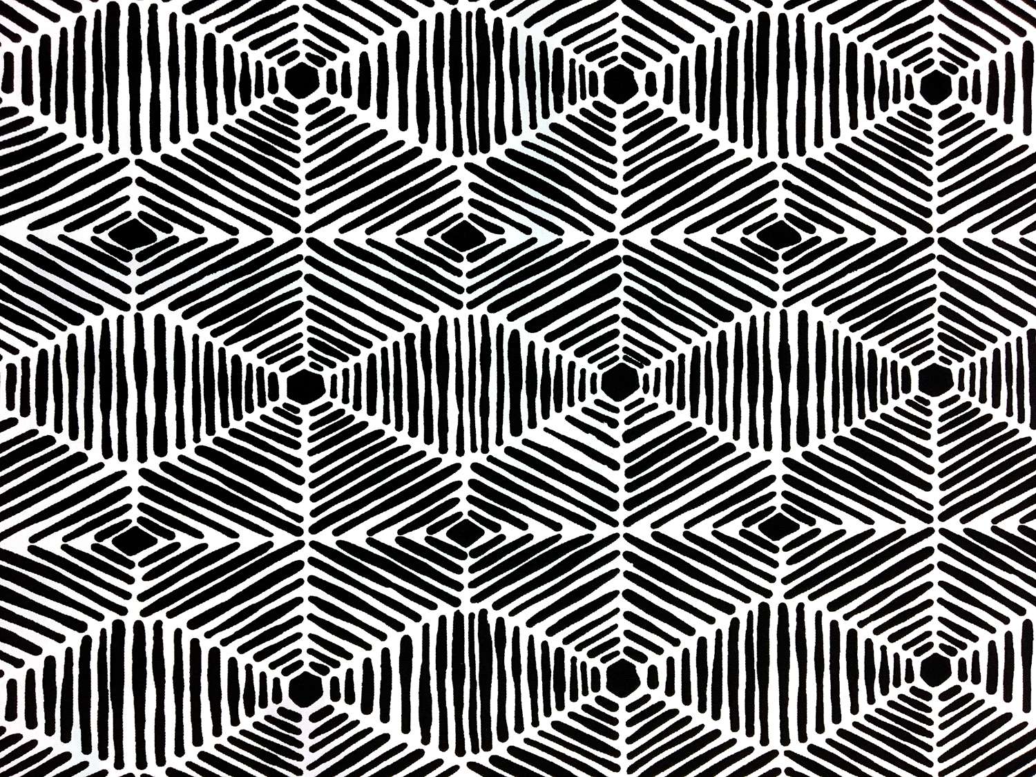 Outdoor Spun Polyester Canvas with Geometric Print0