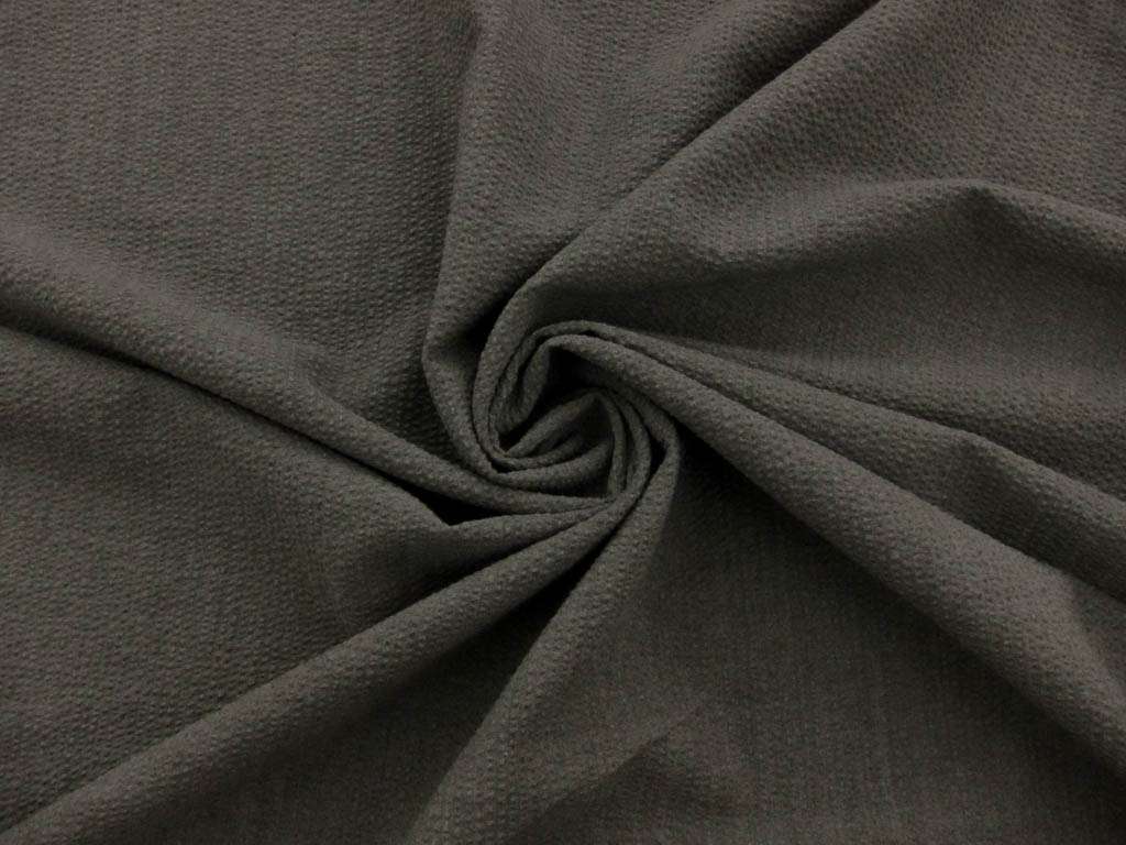 Virgin Wool Lycra Seersucker Light Grey0