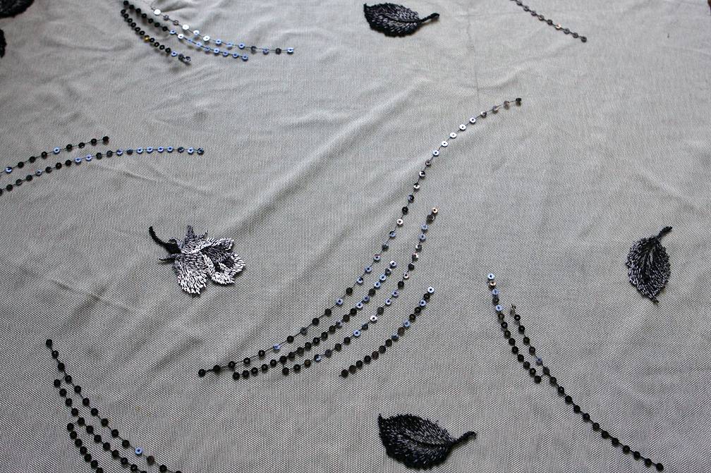 Embroidered Illusion with Sequins2