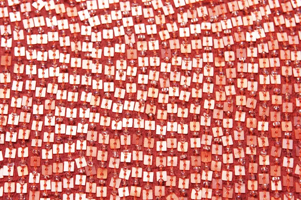 Sequins on Silk Chiffon2
