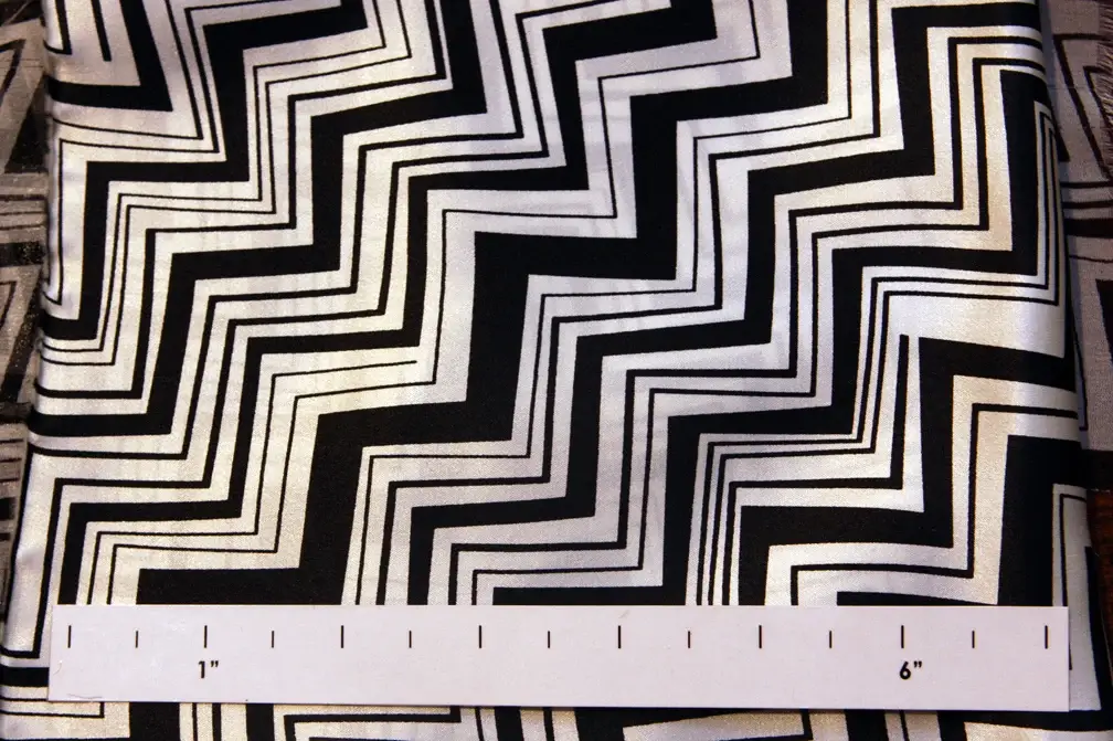 Printed Silk Charmeuse0