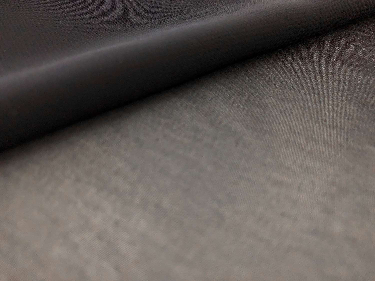 Japanese Polyester Chiffon in Black0