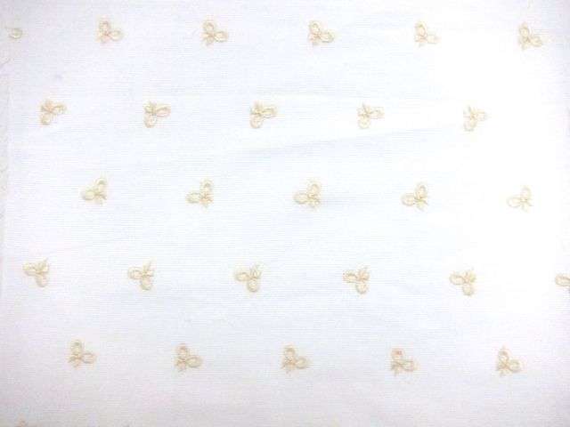 Embroidered Cotton Faille0