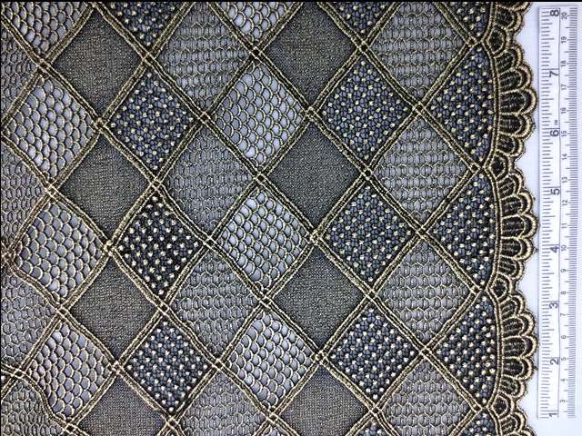 Metallic Guipure Lace0