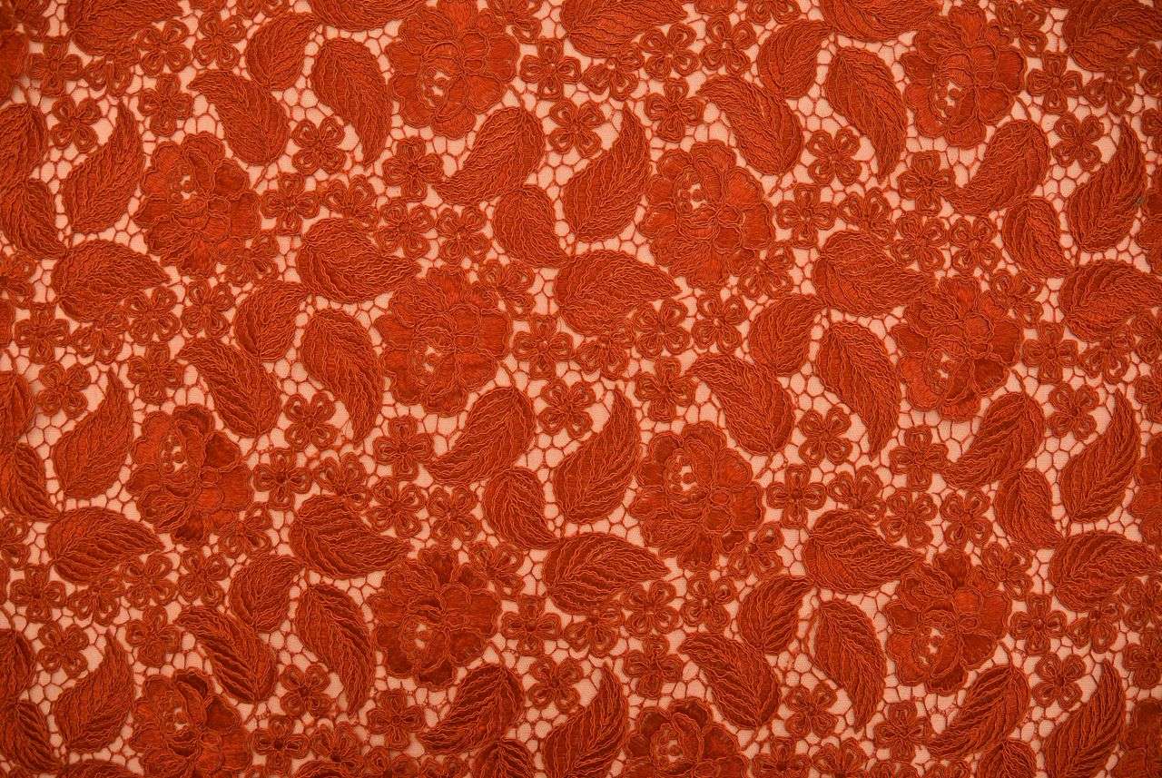 Embroidered Polyester Tulle0