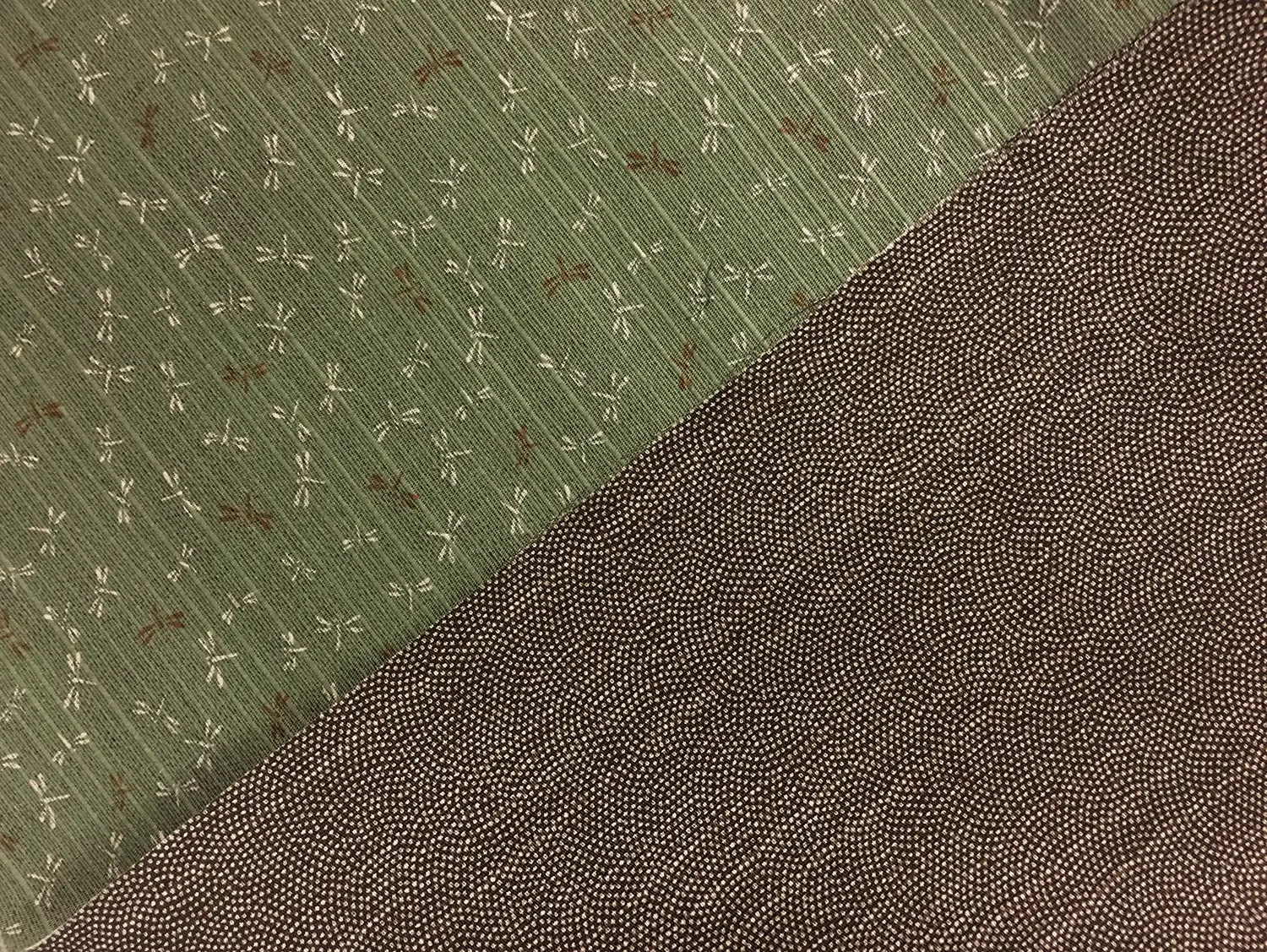 Japanese Doubleface Cotton with Dragonflies Pattern0
