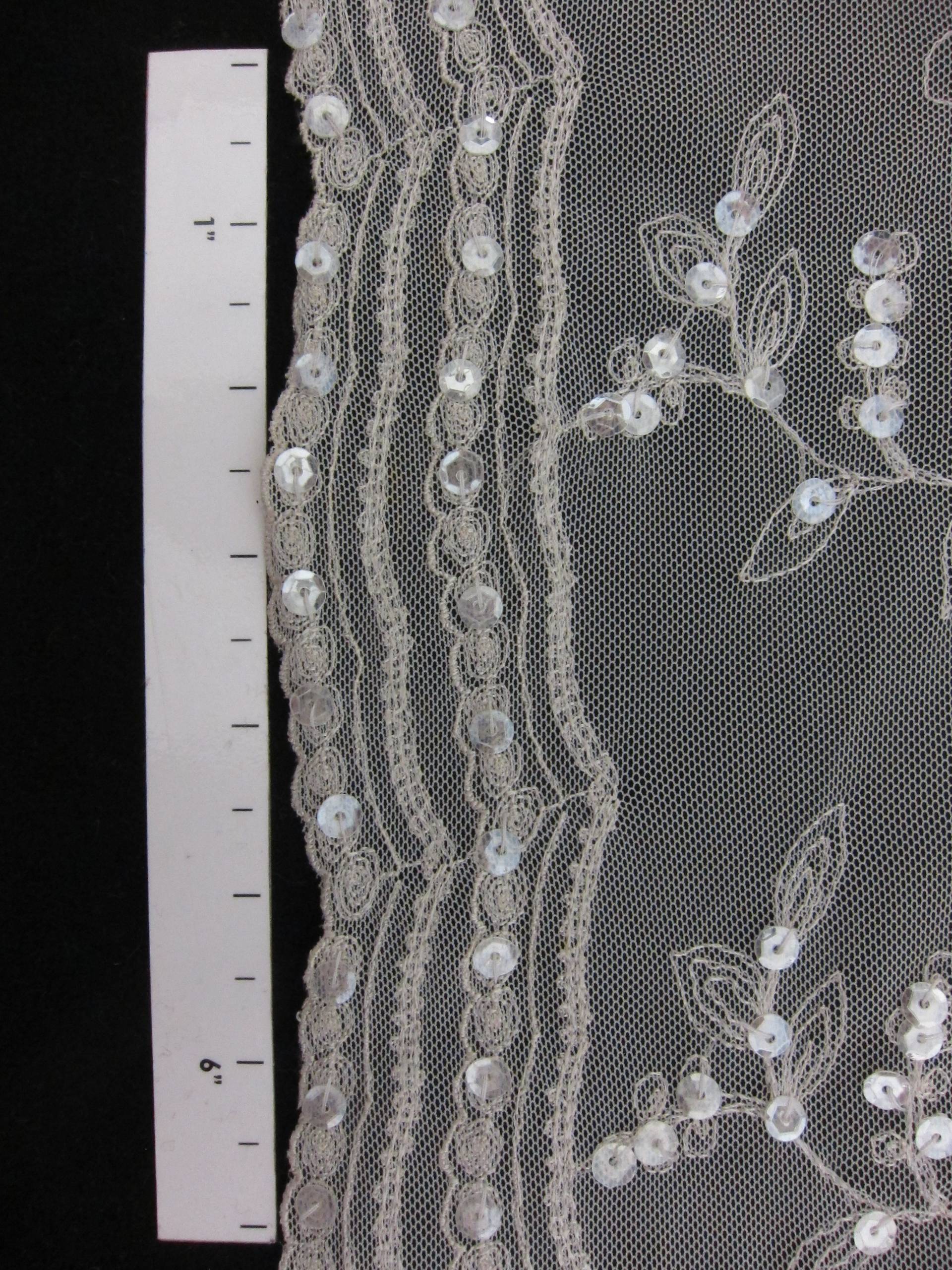 Embroidered Illusion with Hand Sewn Sequins1