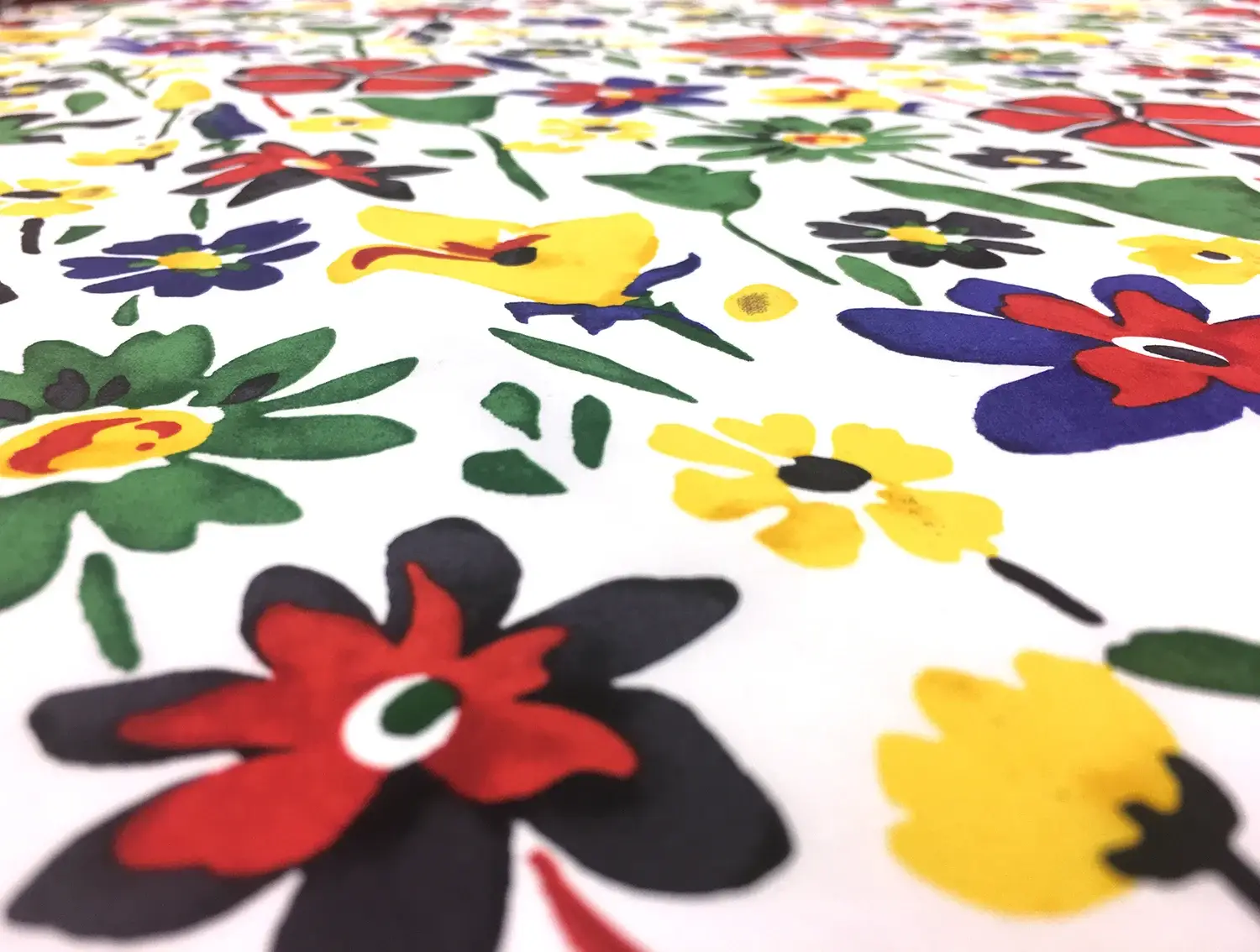 Cotton Poplin Floral Print2