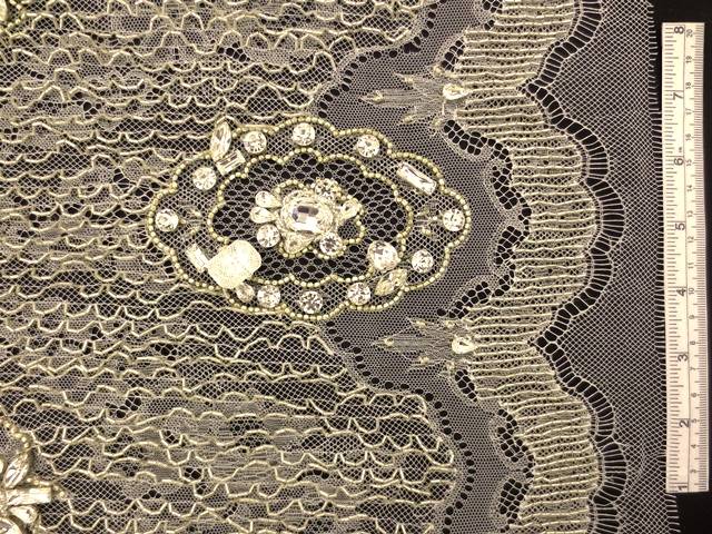 Beaded Chantilly Lace0