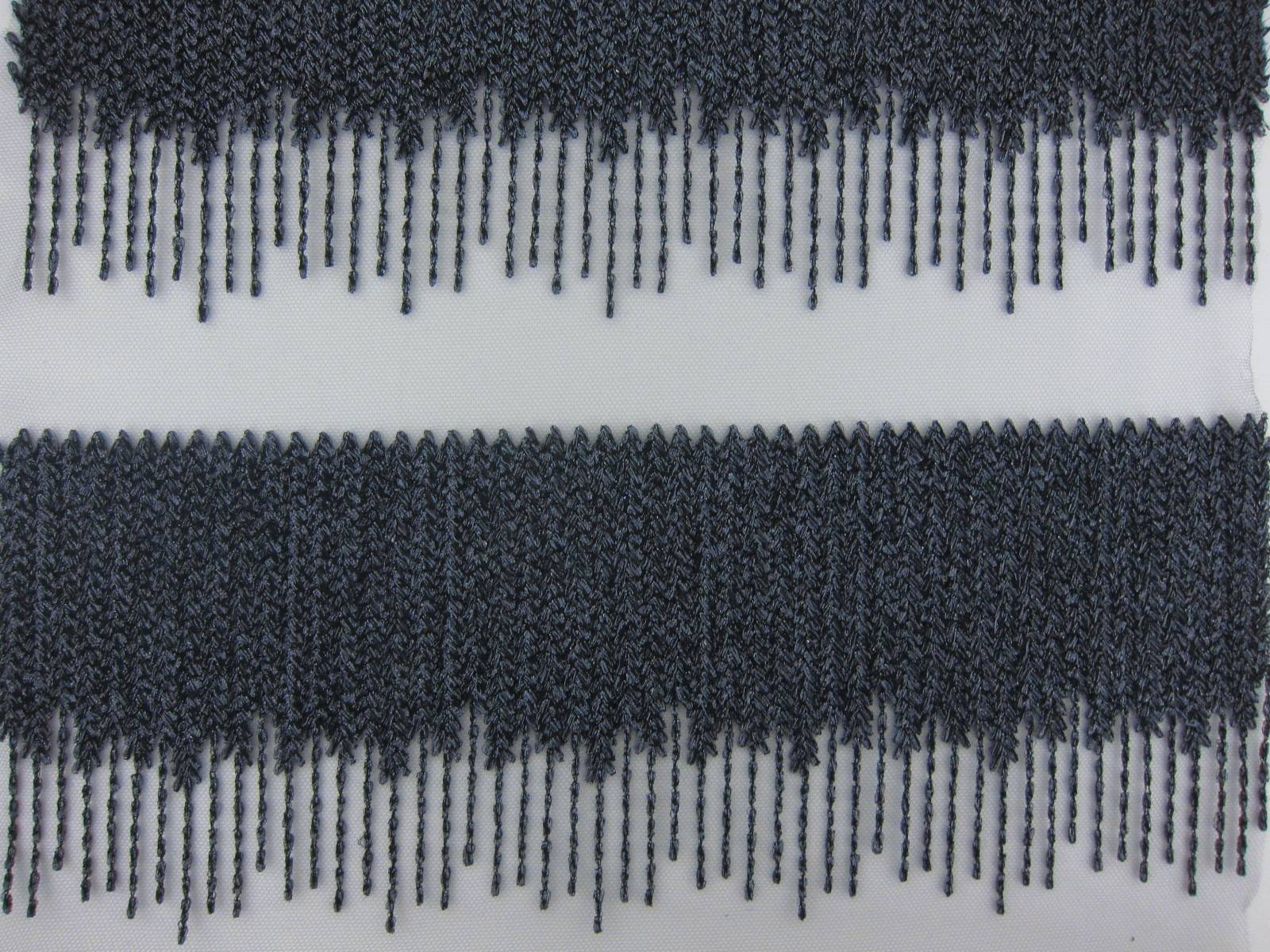 Metallic Embroidered Tulle0