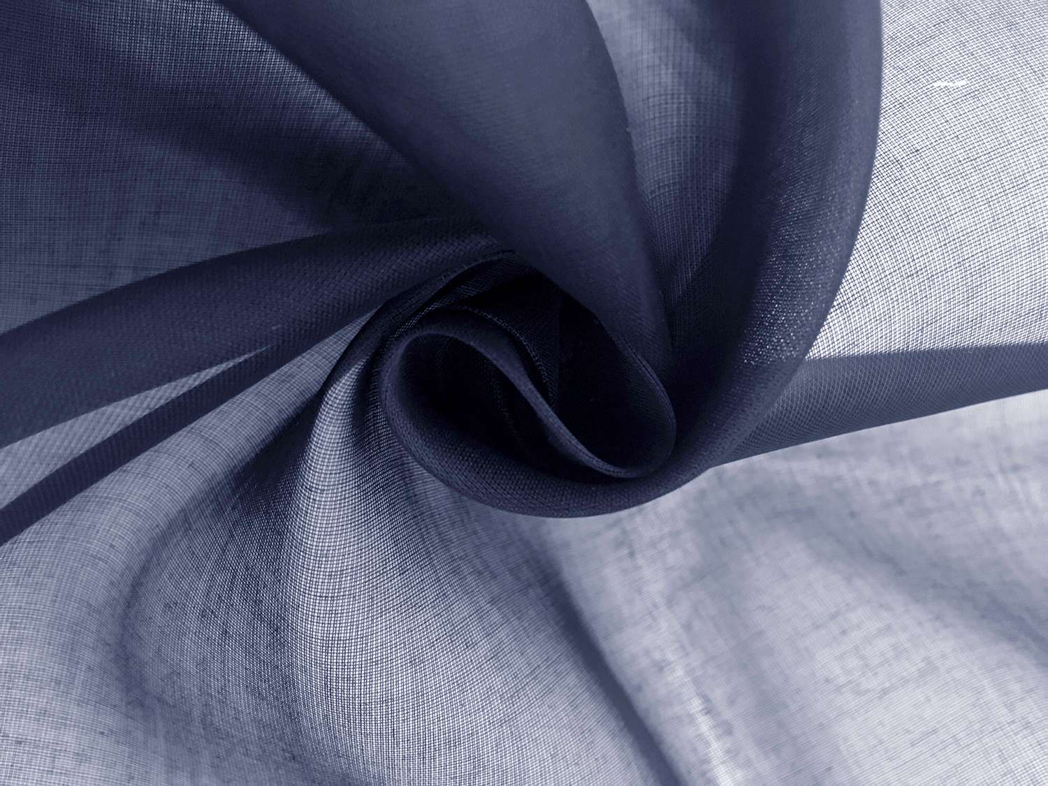 Swiss Cotton Organdy in Bright Navy0