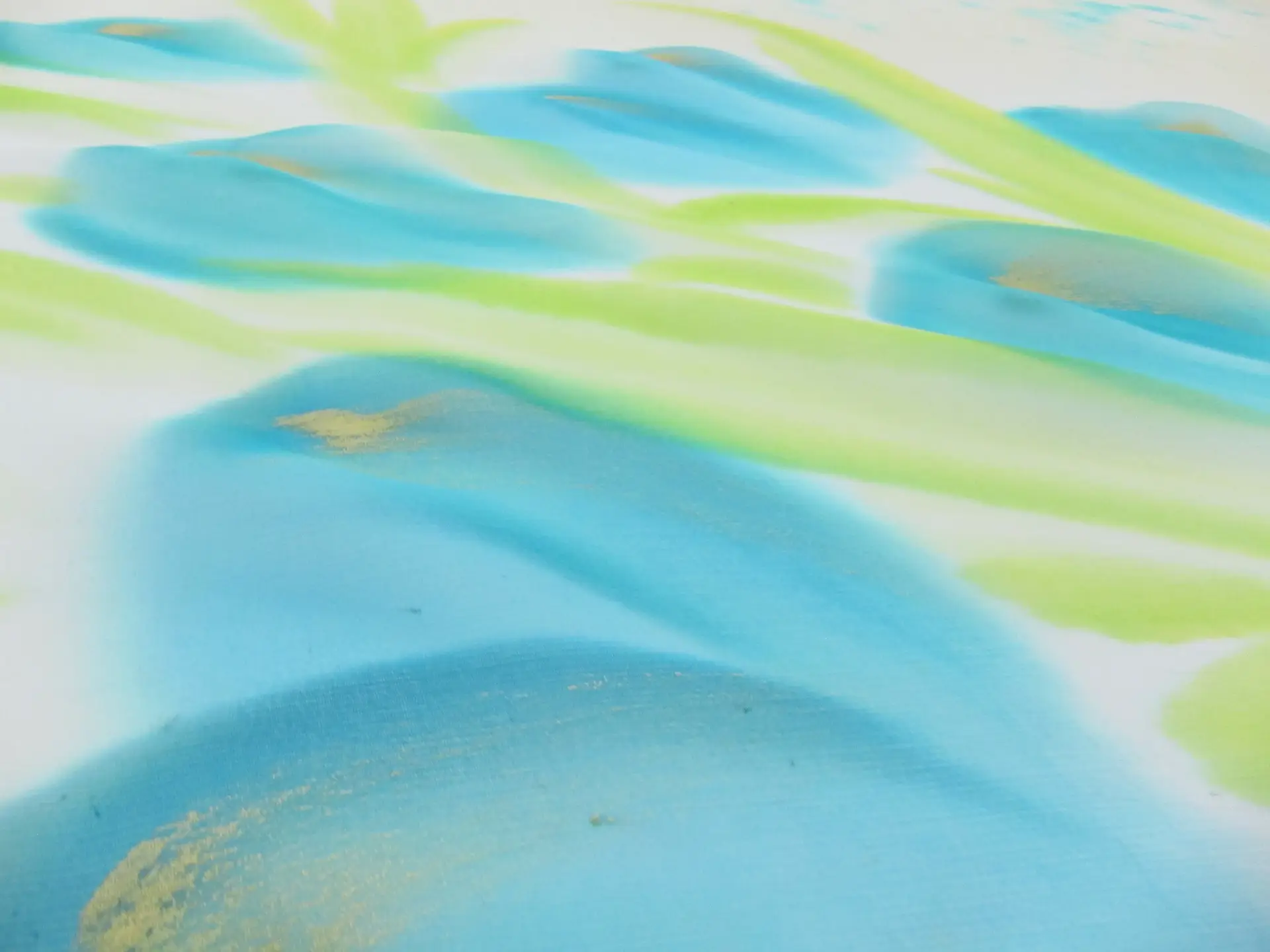 Hand Painted Silk Chiffon1