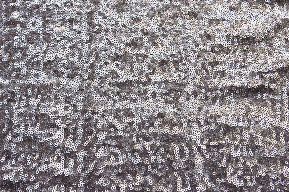 Mini Sequins on Stretch Tulle0
