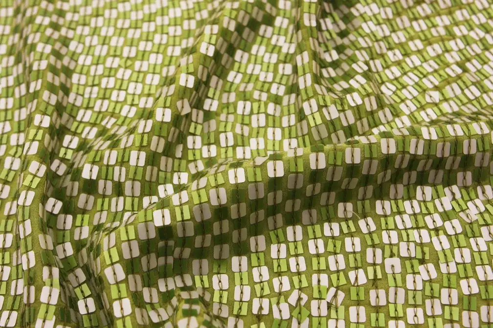 Sequins on Silk Chiffon3