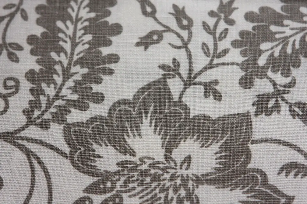 Linen Upholstery Floral Print2