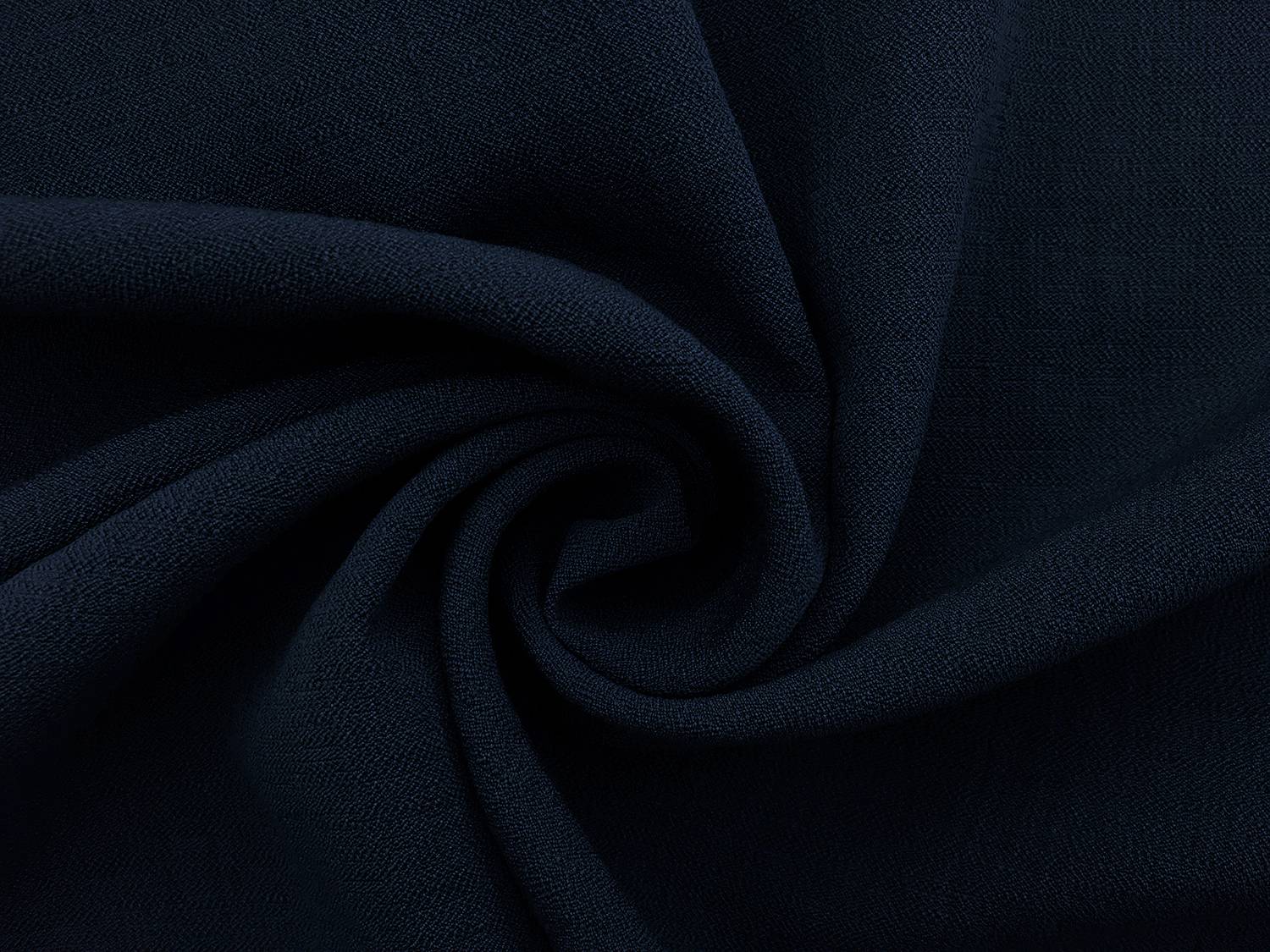 Rayon Nylon Crepe in Navy 1