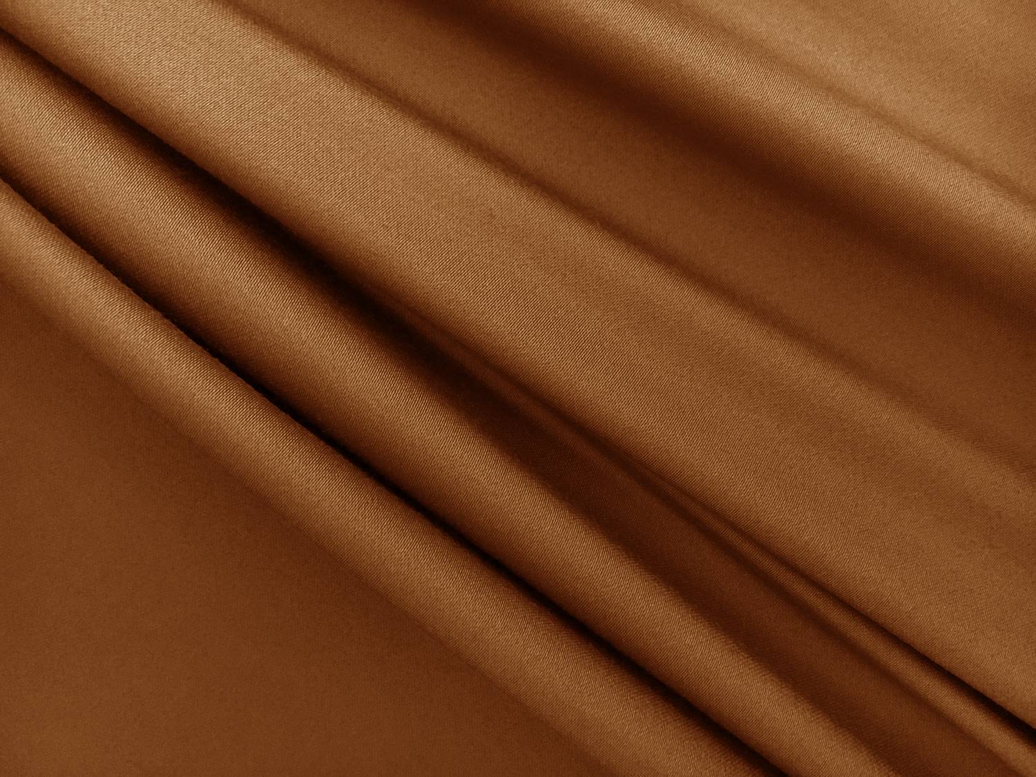 Cotton Blend Stretch Lightweight Sateen in Ochre0