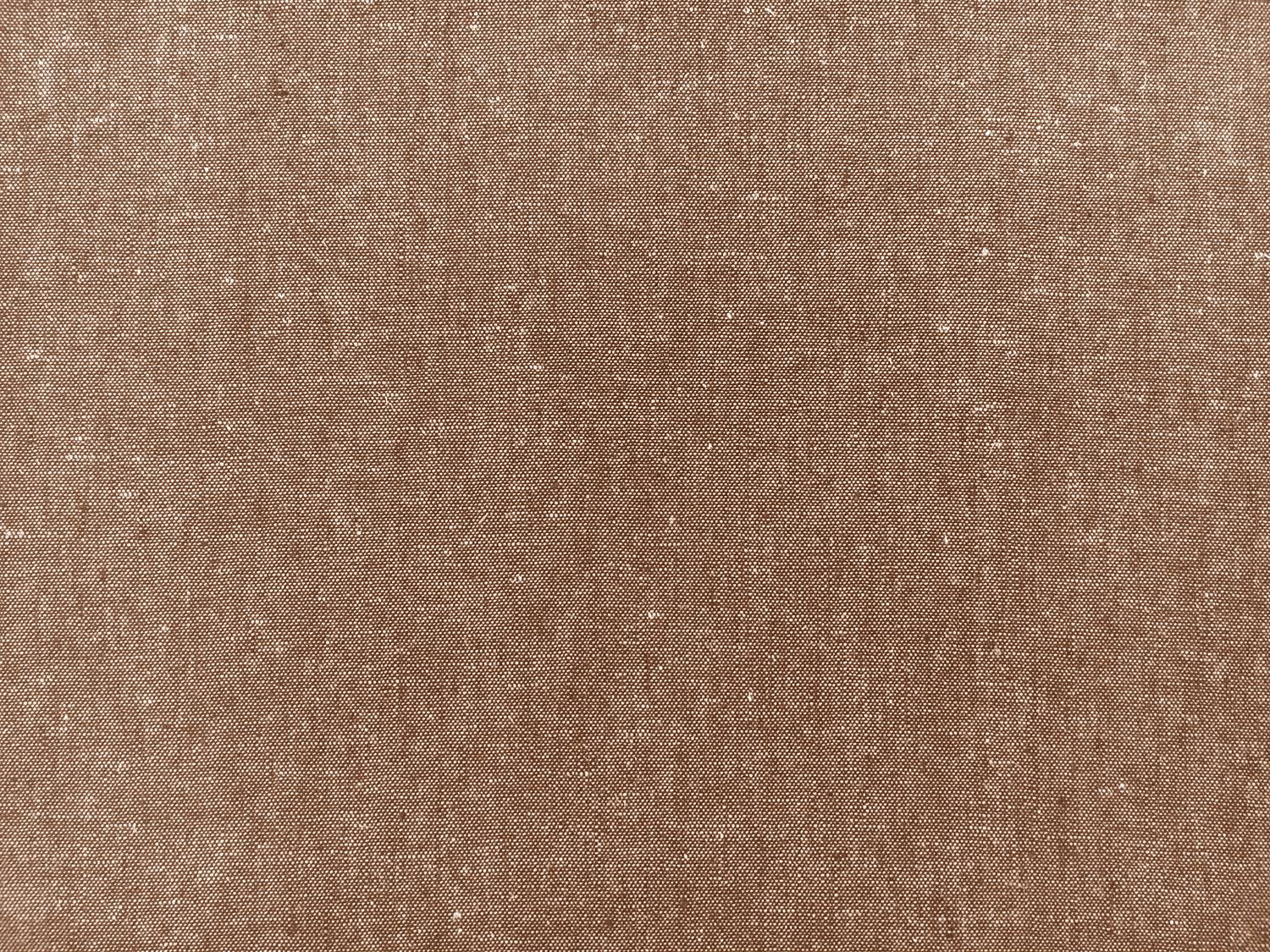 Yarn Dyed Linen Cotton Blend in Nutmeg2