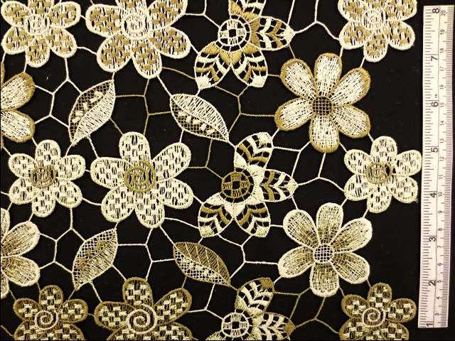Metallic Guipure Lace0