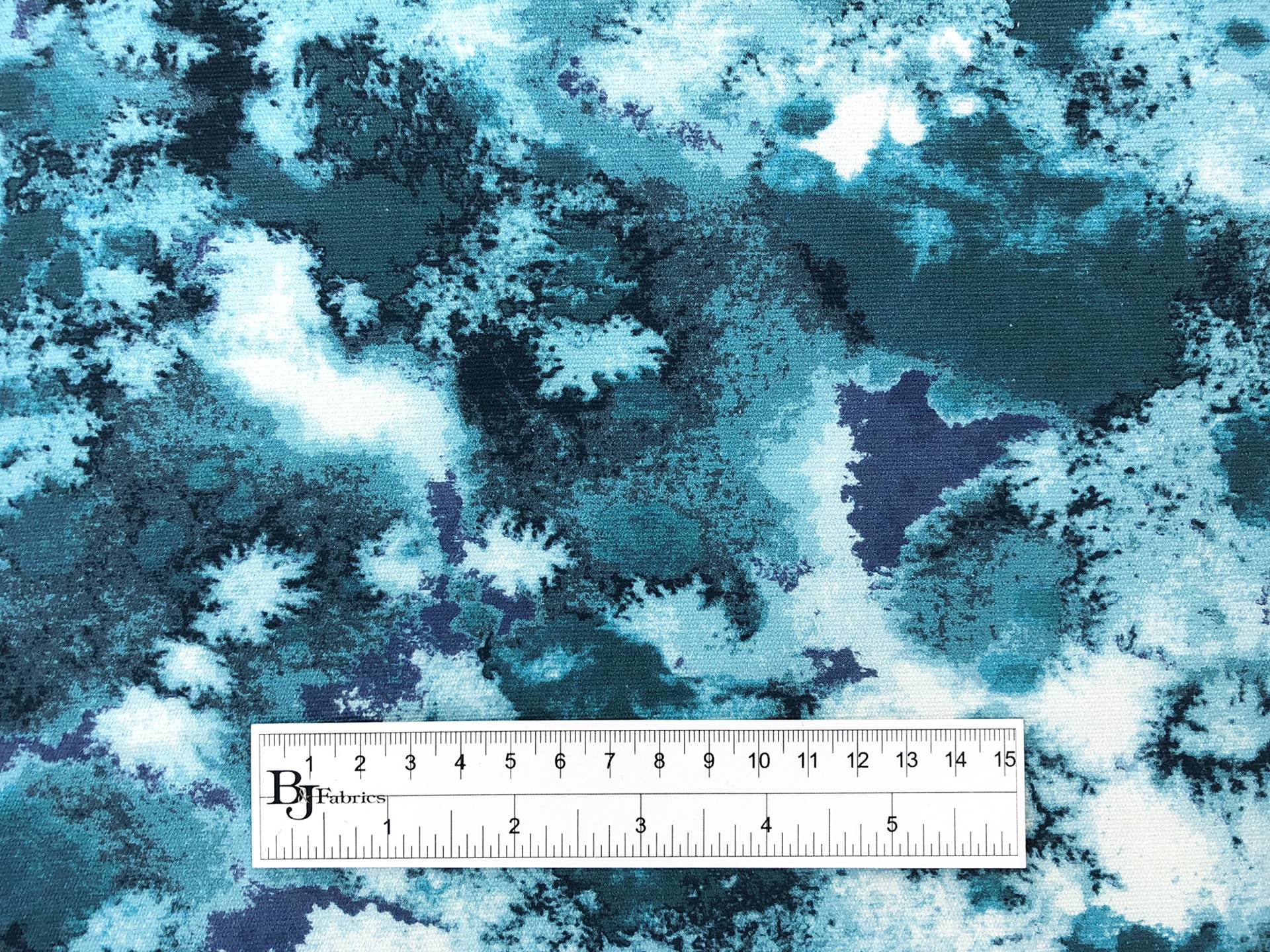 Lightweight Canvas Marble Camo Print in Aqua3