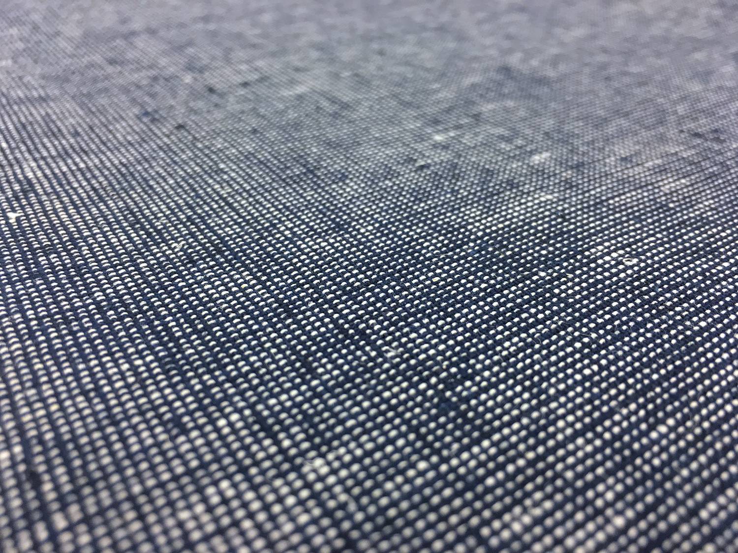 Homespun Two Toned Linen Cotton Blend in Navy 2