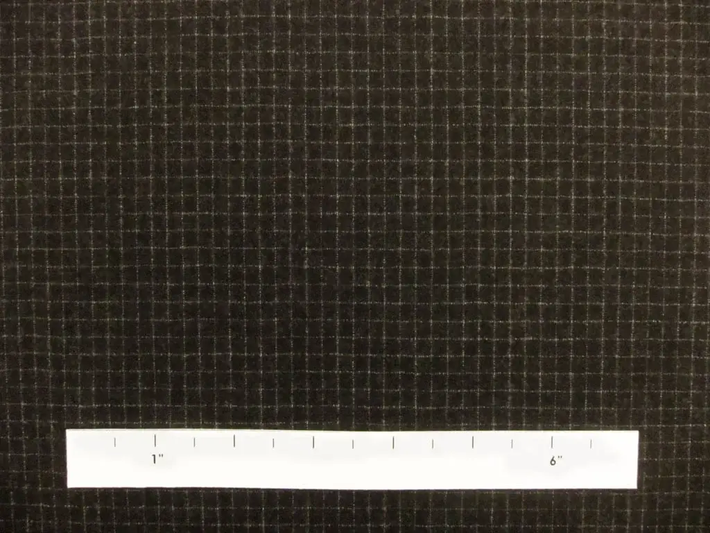 Virgin Wool Lycra Flannel Grid1