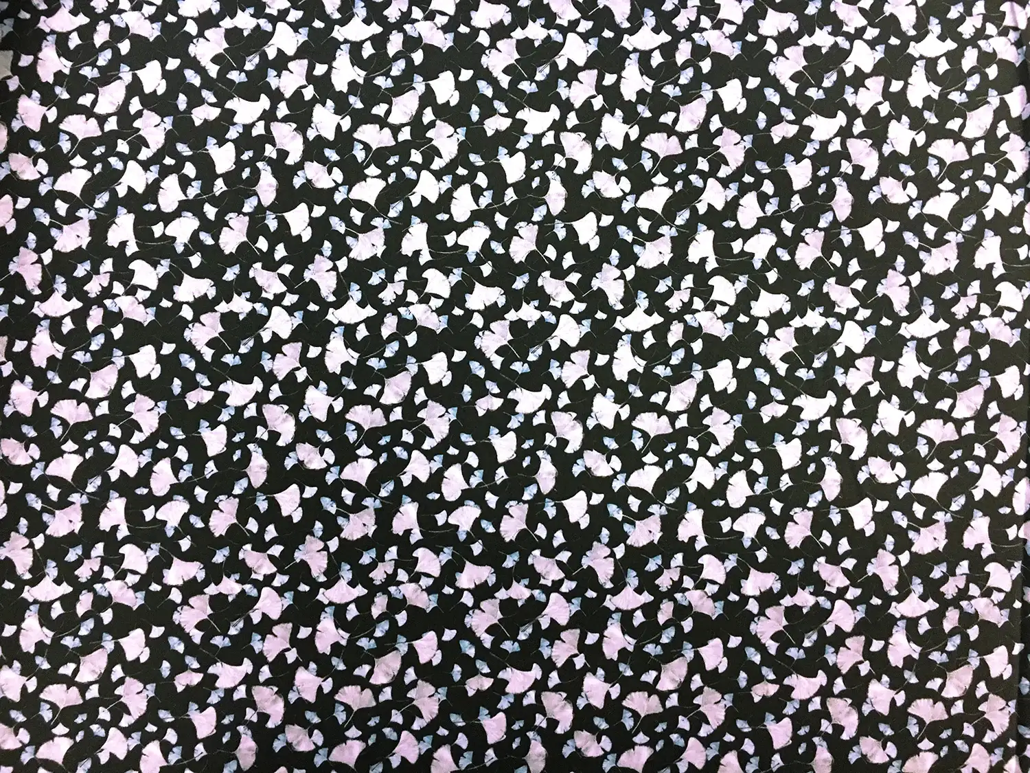 Cotton Broadcloth With Sweet Peas Floral Print0