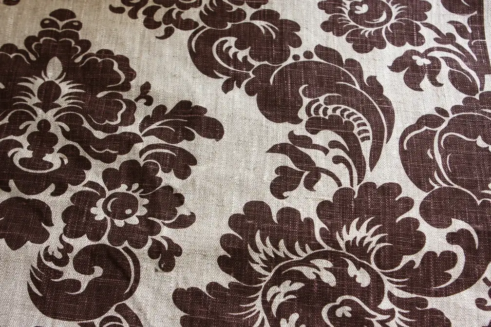 Linen Upholstery Decorative Print2