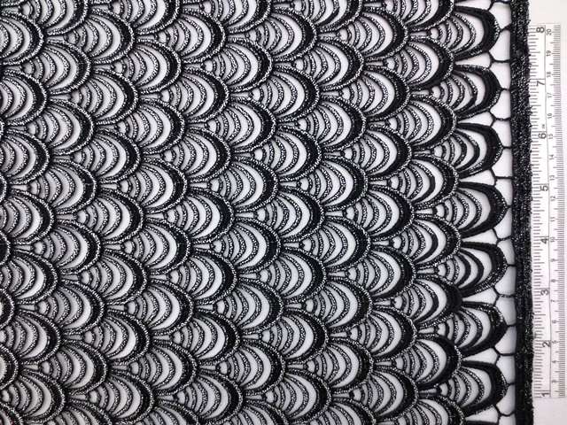 Metallic Guipure Lace0