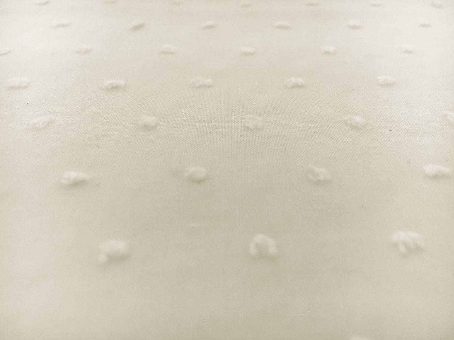Cotton Poly Swiss Dot in Ivory0