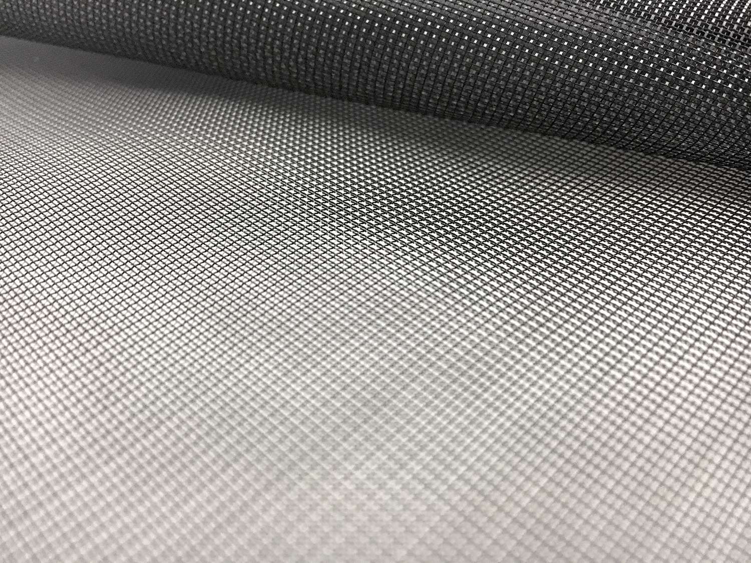 Italian Nylon Blend Mesh in Black Grey0