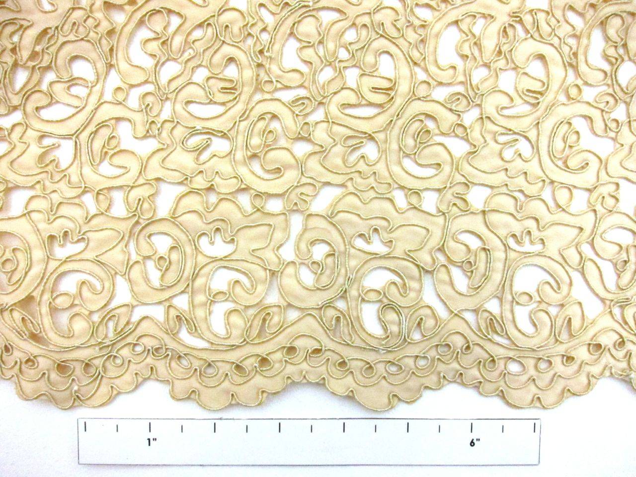 Laser Cut Corded Satin 1