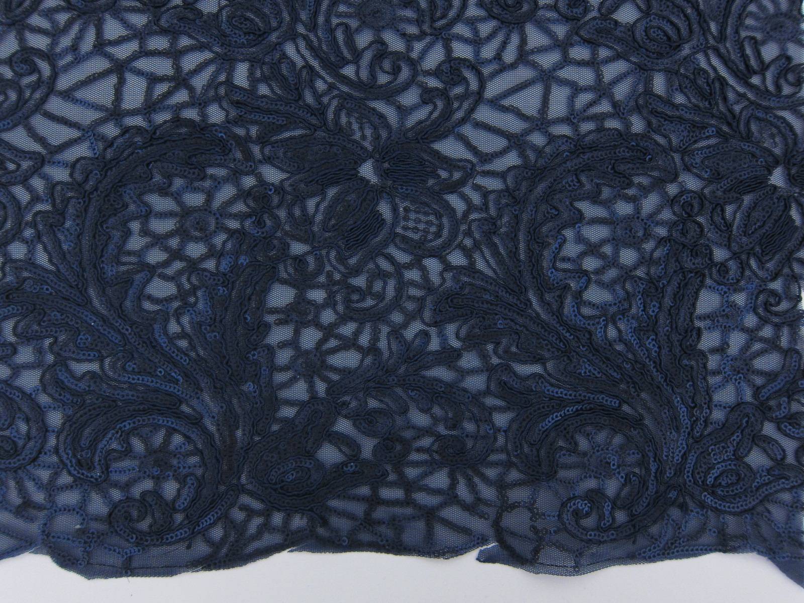 Tulle with Sequins and Cording0