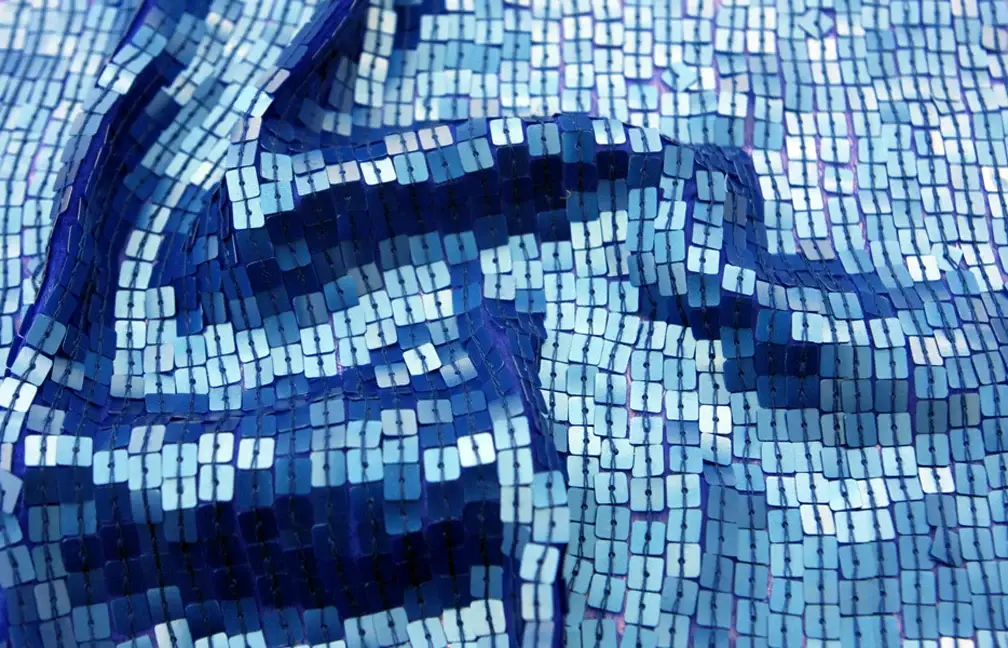 Sequins on Silk Chiffon3