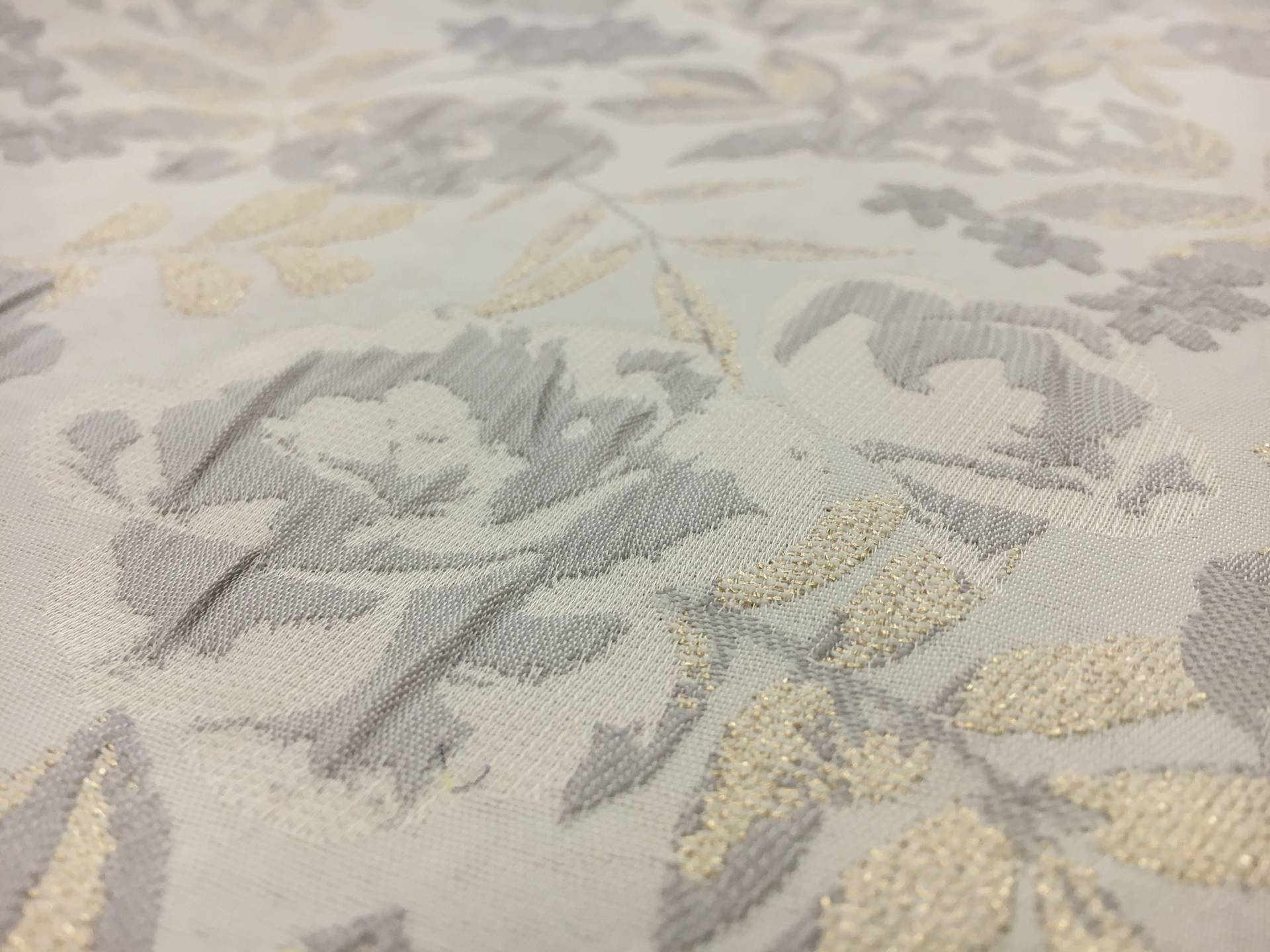 Metallic Brocade with Florals 2