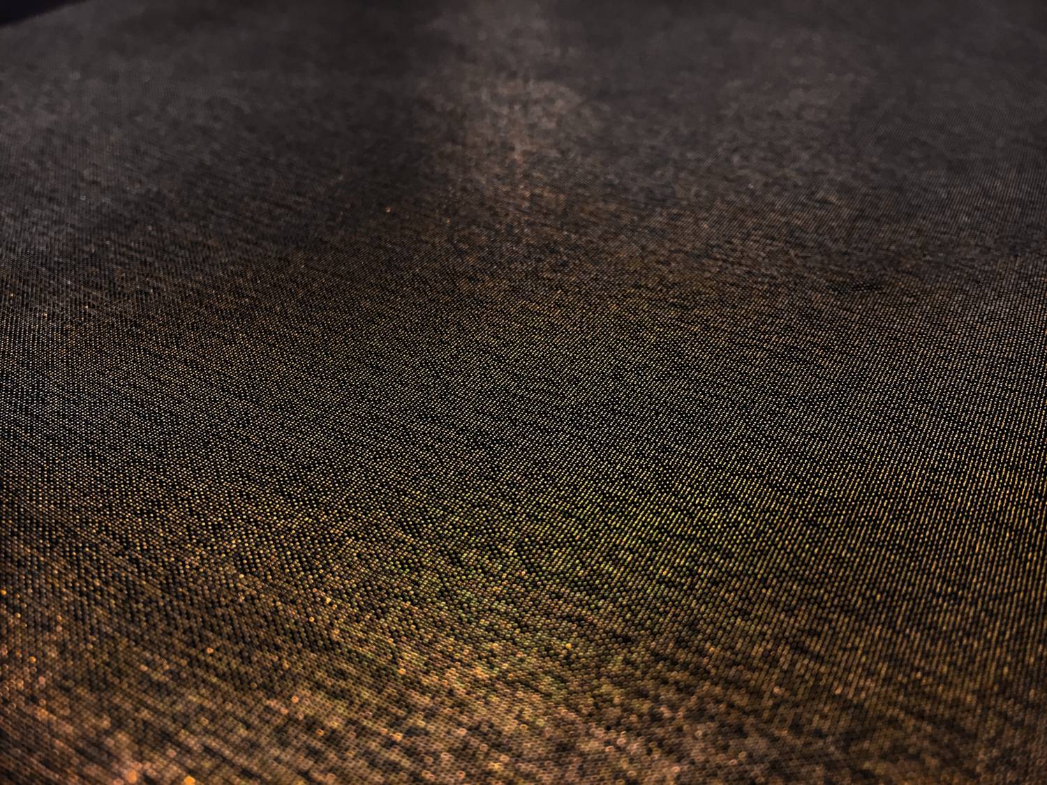 Microfiber Gold Metallic Chiffon in Black2