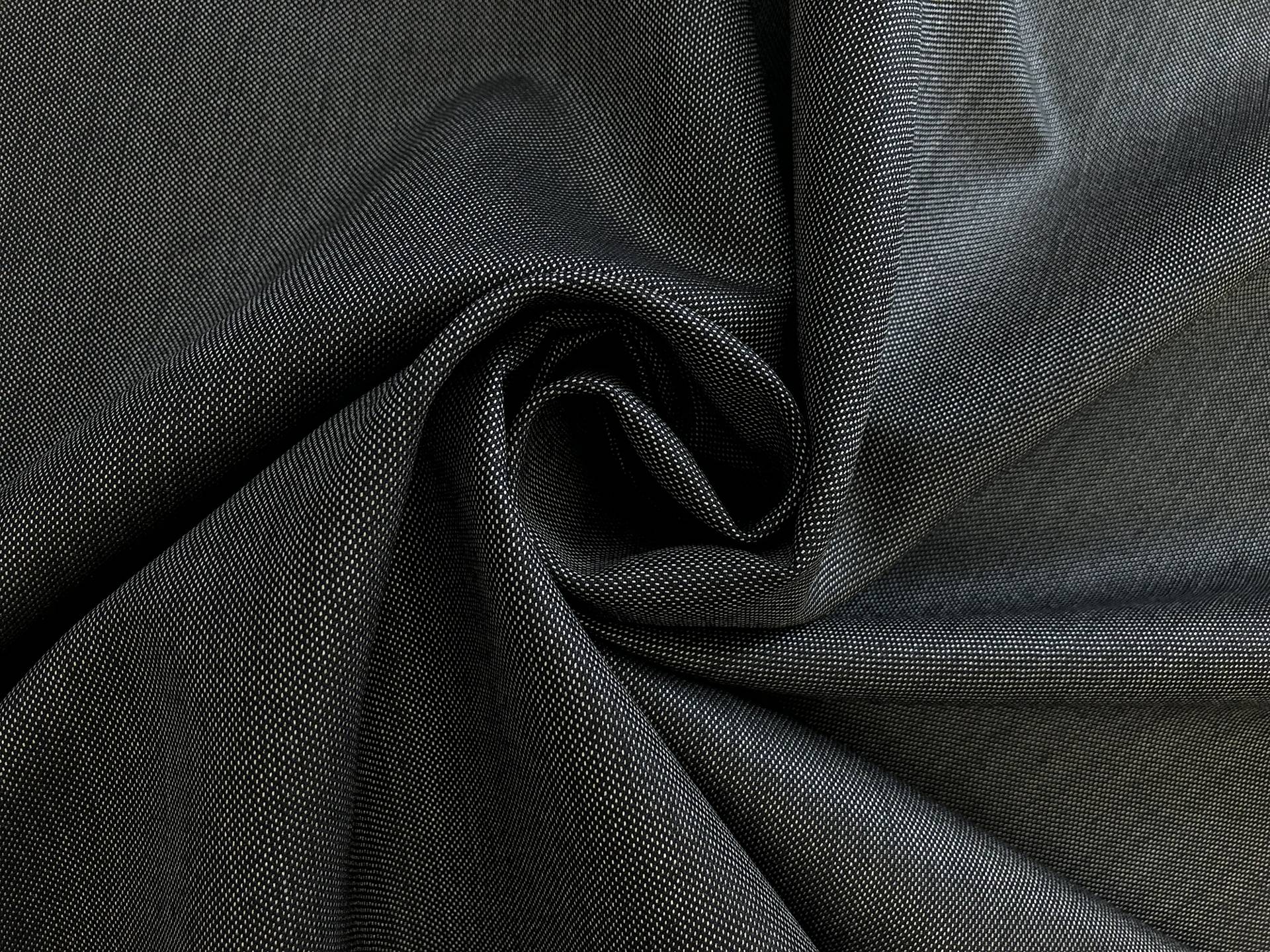 Wool Silk Blend Sharkskin Suiting in Gunmetal1