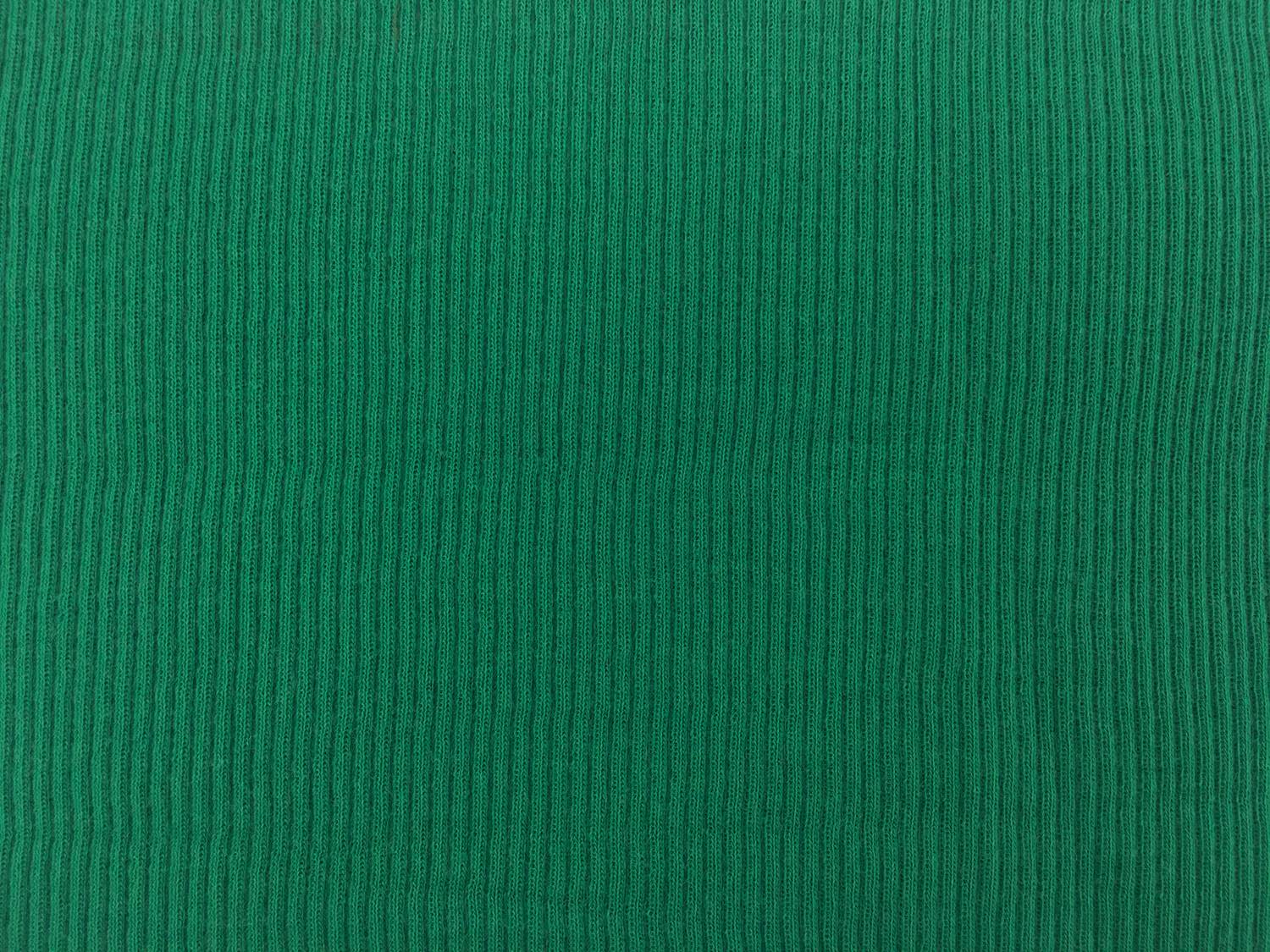 Virgin Wool Rib Knit in Emerald0