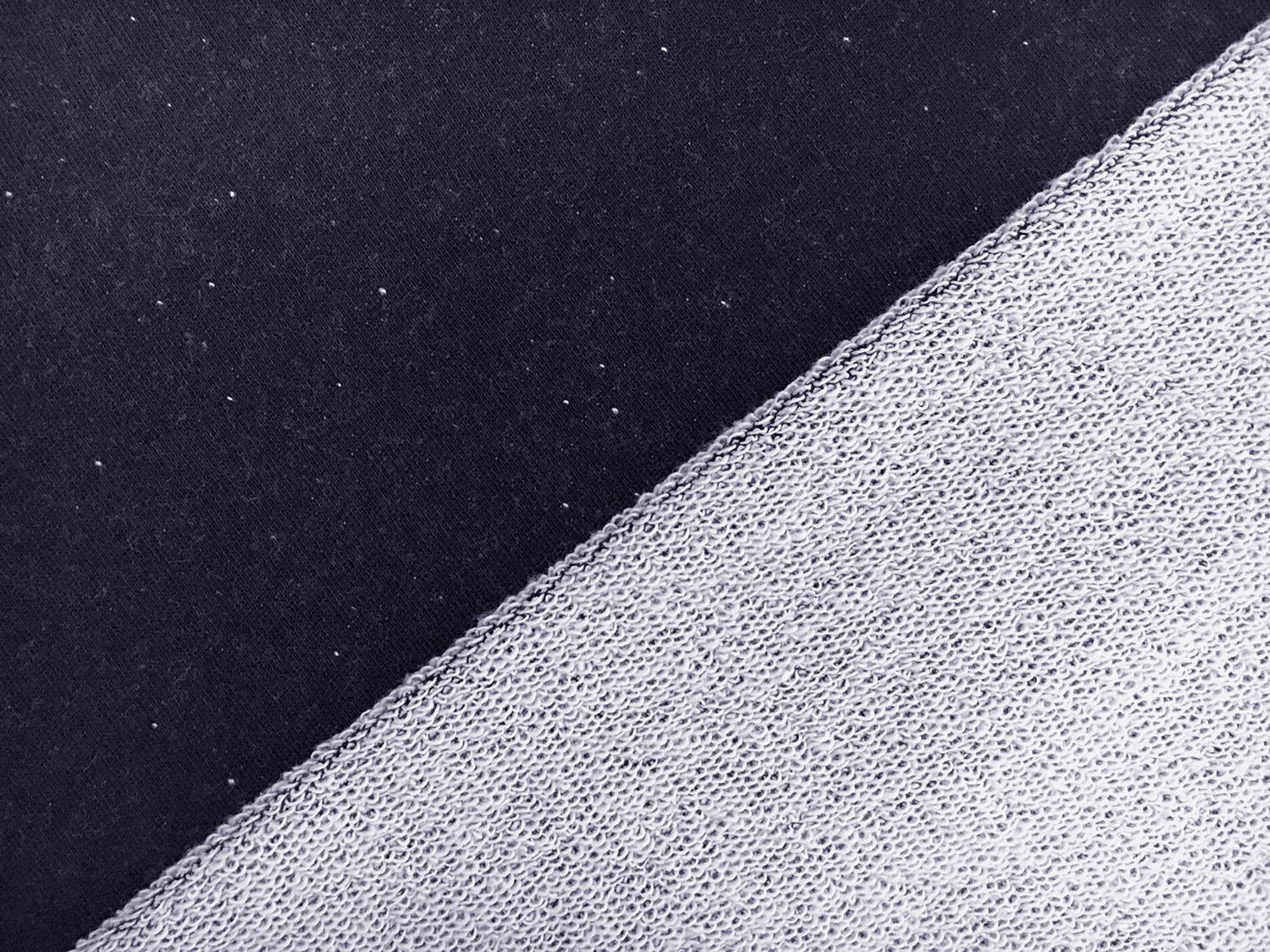 Cotton French Terry Knit in Indigo3