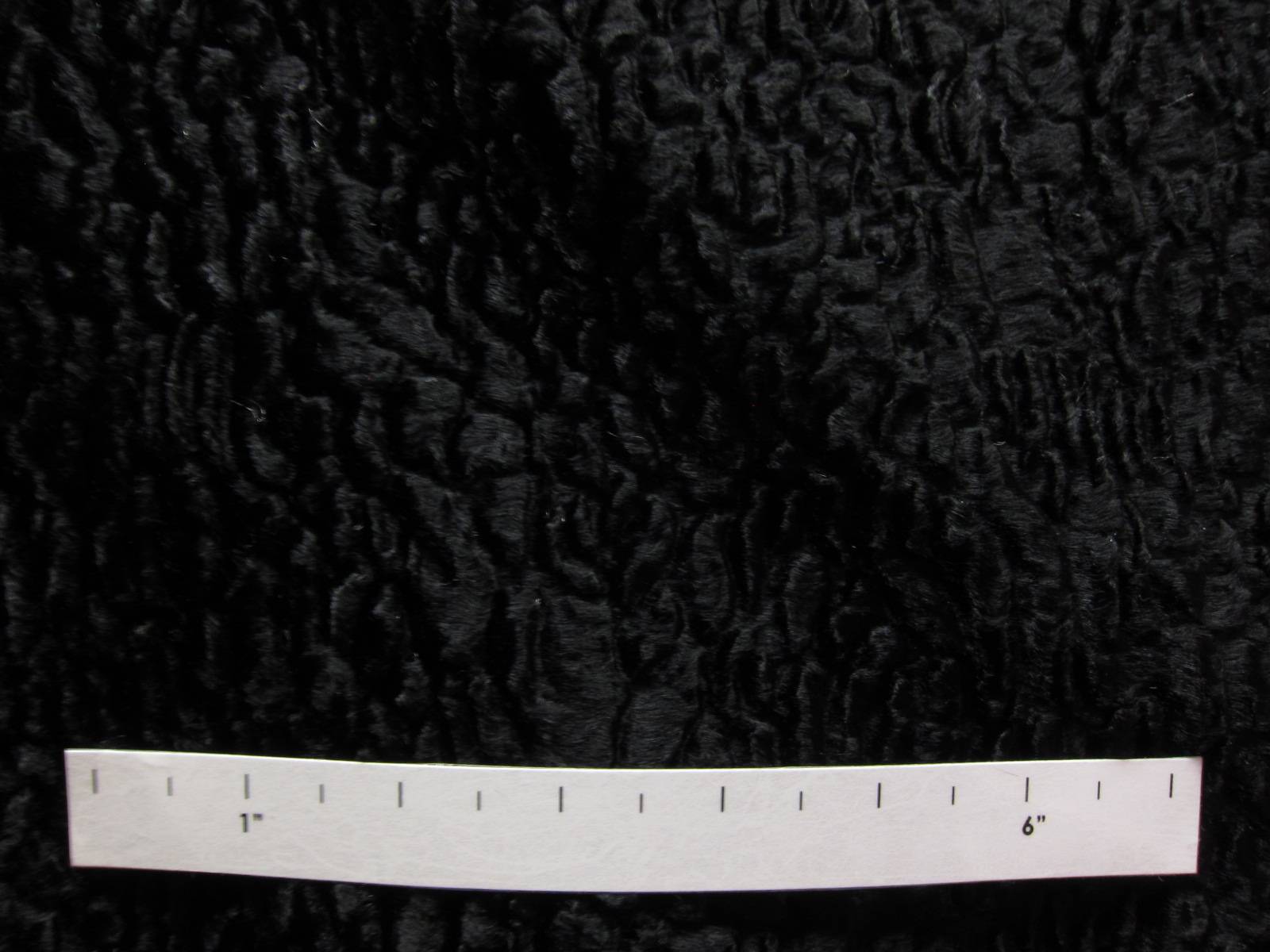 Persian Velvet Faux Fur in Black1