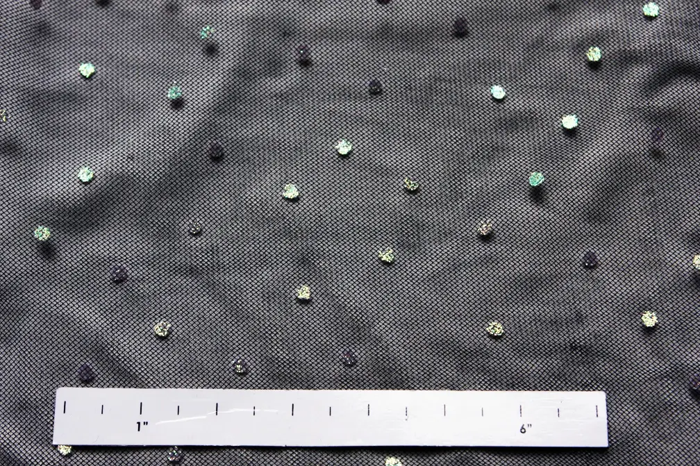 Sparkle Flocking on Tulle1