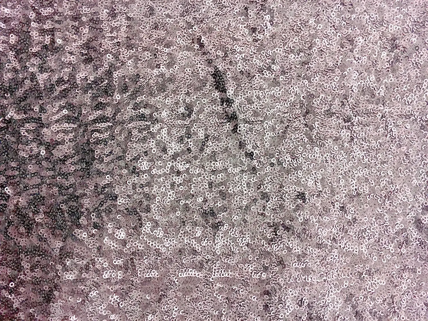 Mini Sequins on Stretch Tulle in "New" Pewter2