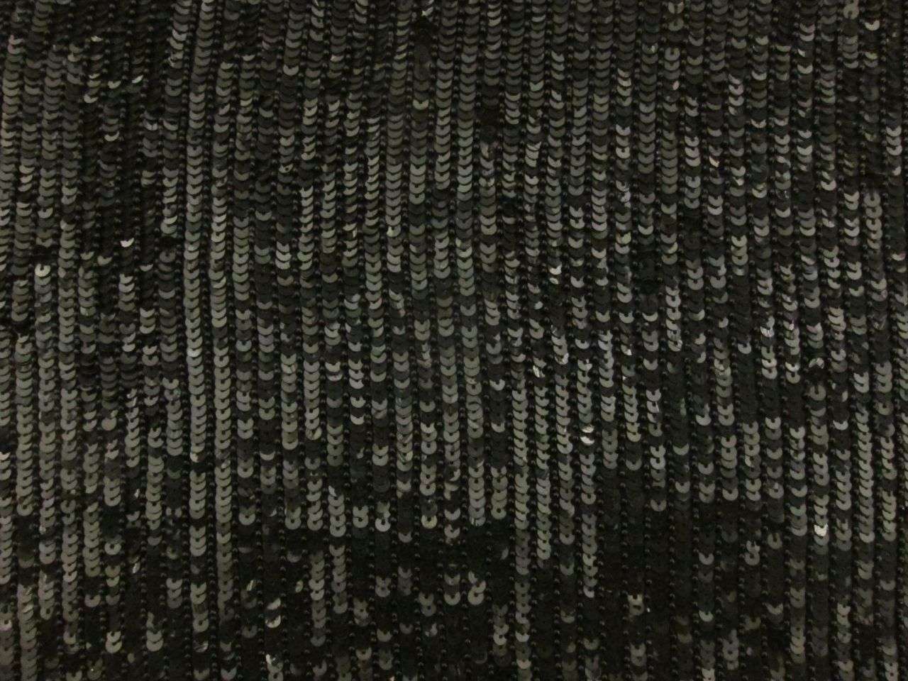 Sequins and Beads on Silk Chiffon0