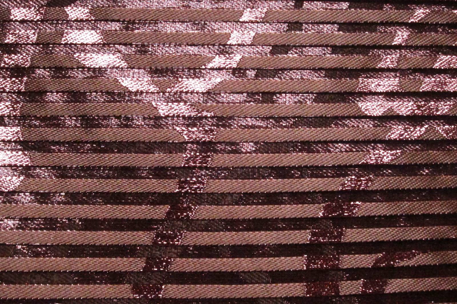 Silk Blend Metallic Stripe Organza2