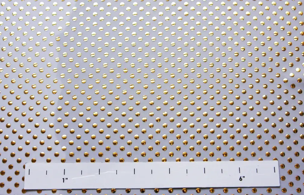 Poly Spandex with Metallic Dots1